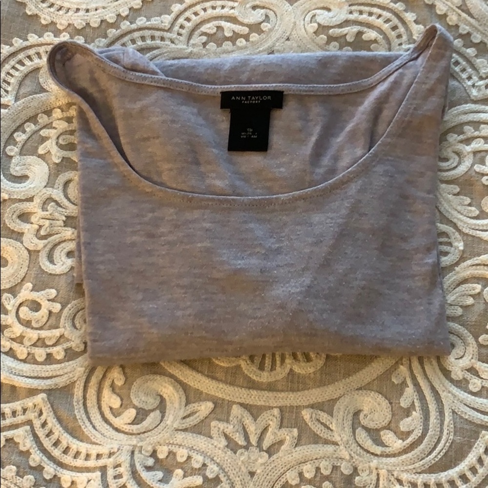 Lavender long sleeve top